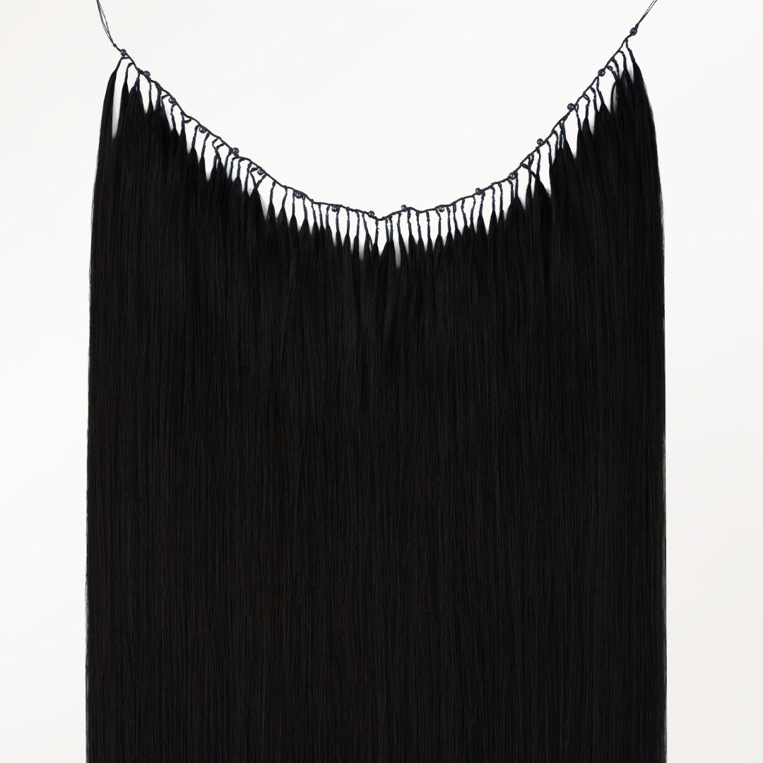  Dark Brown Balayage (2/6/2) Feather Weft Hair Extension (50g-60g)_100% Remy Human Hair extensions and accessories.