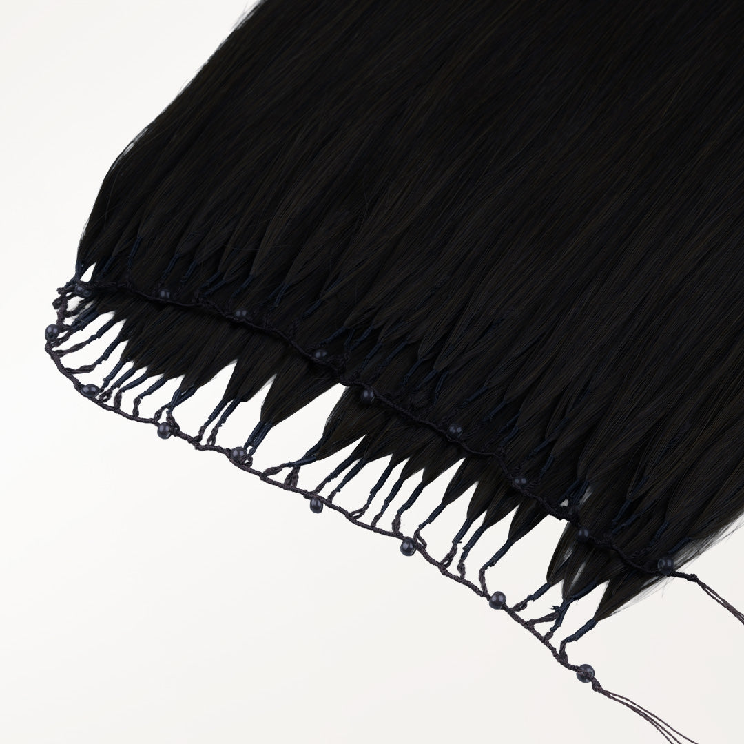  Dark Brown Balayage (2/6/2) Feather Weft Hair Extension (50g-60g)_100% Remy Human Hair extensions and accessories.