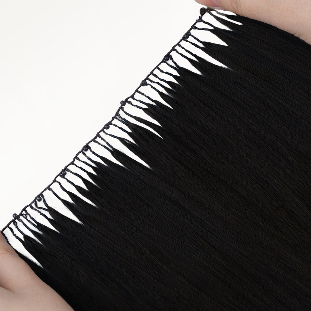  Dark Brown Balayage (2/6/2) Feather Weft Hair Extension (50g-60g)_100% Remy Human Hair extensions and accessories.