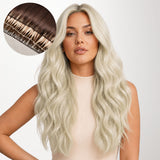 BLEACH BLONDE BALAYAGE (3/8/613) Einnähen von Haarverlängerungen