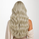 Ash Blonde Highlights (17A/60A) Flat Tip Hair Extensions 50-60g