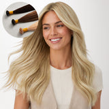 Dirty Blonde Highlights (18D/22F) Flat Tip Hair Extensions 50-60g