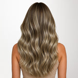 Golden Blonde Highlights (8B/60B) Flat Tip Hair Extensions 50-60g