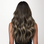 Honey Blonde Balayage (4/26/4) Flat Tip Hair Extensions 60g_100% Remy Human Hair.