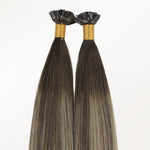 Honey Blonde Balayage (4/26/4) Flat Tip Hair Extensions 60g_100% Remy Human Hair.
