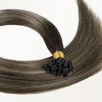 Honey Blonde Balayage (4/26/4) Flat Tip Hair Extensions 60g_100% Remy Human Hair.