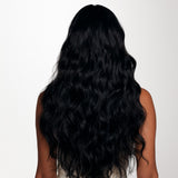 Jet Black (1) Flat Tip Hair Extensions 60g_100% Remy Human Hair.