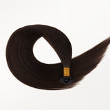 Light Brown (2A) Flat Tip Hair Extensions 50-60g