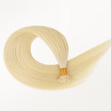 Platinum Blonde (60A) Flat Tip Hair Extensions 50-60g