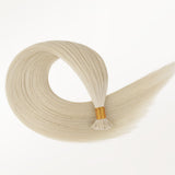 Pure Platinum Blonde (1000) Flat Tip Hair Extensions 50-60g