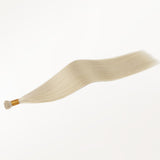 Pure Platinum Blonde (1000) Flat Tip Hair Extensions 50-60g