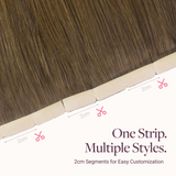  Caramel Blonde Balayage (4/27/4) Freedom Tape-Ins 50-100g-100% Remy Human Hair extensions and accessories.
