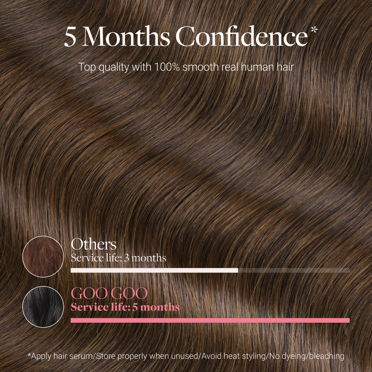 Chocolate Brown (4A) Wide Tape-Ins 50-100g-100% Remy Human Hair extensions and accessories.