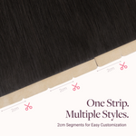  Natural Black (1B) Wide Tape-Ins 50-100g-100% Remy Human Hair extensions and accessories.