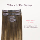 JET BLACK (1) KLASSISCHE CLIP-INS