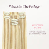 JET BLACK (1) KLASSISCHE CLIP-INS