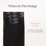 Natural Black (1B) Scalp Hair Fill-Ins (30g-39g)