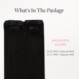 Natural Black (1B) Scalp Hair Fill-Ins (30g-39g)