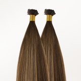 Caramel Blonde Balayage (4/27/4) Flat Tip Hair Extensions 50-60g