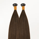 Golden Blonde Highlights (8B/60B) Flat Tip Hair Extensions 50-60g_100% Remy Human Hair extensions and accessories.