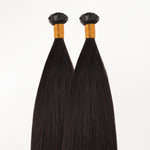  Light Brown (2A) Flat Tip Hair Extensions 50-60g_100% Remy Human Hair extensions and accessories.