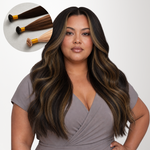  Bleach Blonde Balayage (3/8/613) Flat Tip Hair Extensions 50-60g_100% Remy Human Hair extensions and accessories.