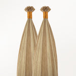 Dirty Blonde Highlights (18D/22F) Flat Tip Hair Extensions 50-60g_100% Remy Human Hair extensions and accessories.