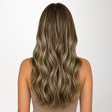 Golden Blonde Highlights (8B/60B) Flat Tip Hair Extensions 50-60g