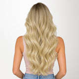 Light Blonde Highlights (16/22A) Flat Tip Hair Extensions 50-60g