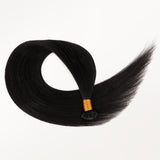 Natural Black (1B) Flat Tip Hair Extensions 50-60g