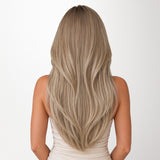  Natural Blonde Balayage (18ET90A) Flat Tip Hair Extensions 50-60g_100% Remy Human Hair extensions and accessories.
