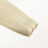 Platinum Blonde (60A) Butterfly Weft Hair Extensions (100g-150g)