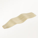 Platinum Blonde (60A) Butterfly Weft Hair Extensions (100g-160g)-100% Remy Human Hair.