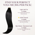  Caramel Blonde Balayage (4/27/4) Silky Straight Tape In Hair Extensions 50g_100% Remy Human Hair.