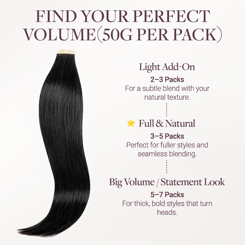  Caramel Blonde Balayage (4/27/4) Silky Straight Tape In Hair Extensions 50g_100% Remy Human Hair.