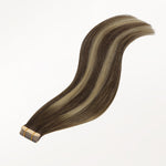  Caramel Blonde Balayage (4/27/4) Silky Straight Tape In Hair Extensions 50g_100% Remy Human Hair.