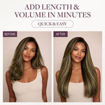  Caramel Blonde Balayage (4/27/4) Silky Straight Tape In Hair Extensions 50g_100% Remy Human Hair.