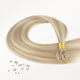Schwarz bis hellblond – Balayage (1B/16/1B) I Tip Haarverlängerungen