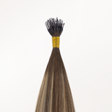 Caramel Blonde Balayage (4/27/4) SofGrip Nano Pro Tip Hair Extensions 50-100g