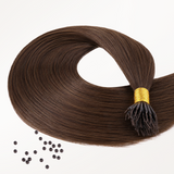 Chocolate Brown (4A) SofGrip Nano Pro Tip Hair Extensions 50-100g