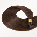 Extensiones de cabello con punta en I de color negro a rubio claro (1B/16/1B)