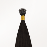Extensiones de cabello con punta en I de color negro a rubio claro (1B/16/1B)