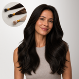 Dark Brown (2) SofGrip Nano Pro Tip Hair Extensions 50-100g