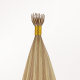 Dirty Blonde Highlights (18D/22F) SofGrip Nano Pro Tip Hair Extensions 50-100g