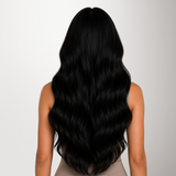 Extensiones de cabello con punta en I de color negro a rubio claro (1B/16/1B)