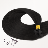 Natural Black (1B) SofGrip Nano Pro Tip Hair Extensions 50-100g