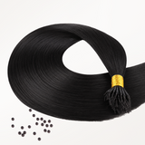 Schwarz bis hellblond – Balayage (1B/16/1B) I Tip Haarverlängerungen