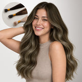 Honey Blonde Balayage (4/26/4) SofGrip Nano Pro Tip Hair Extensions 50-100g