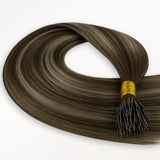 Honey Blonde Balayage (4/26/4) SofGrip Nano Pro Tip Hair Extensions 50-100g