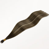 Honey Blonde Balayage (4/26/4) SofGrip Nano Pro Tip Hair Extensions 50-100g